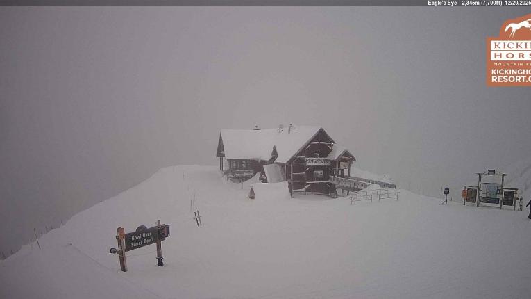 Webcam Kicking Horse: Eagles Eye Restaurant