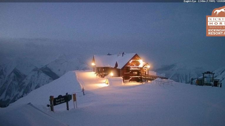 Webcam Kicking Horse: Eagles Eye Restaurant