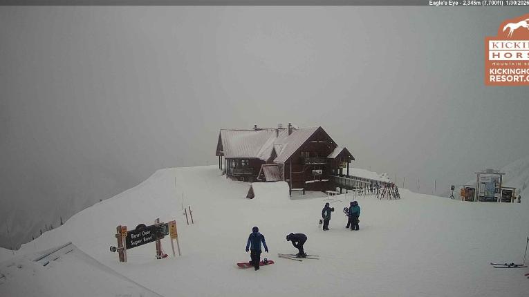 Webcam Kicking Horse: Eagles Eye Restaurant