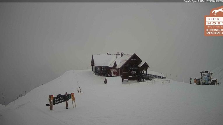 Webcam Kicking Horse: Eagles Eye Restaurant