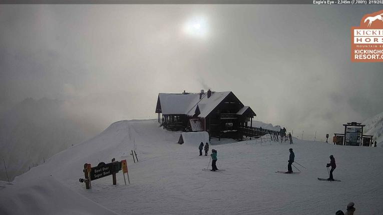 Webcam Kicking Horse: Eagles Eye Restaurant