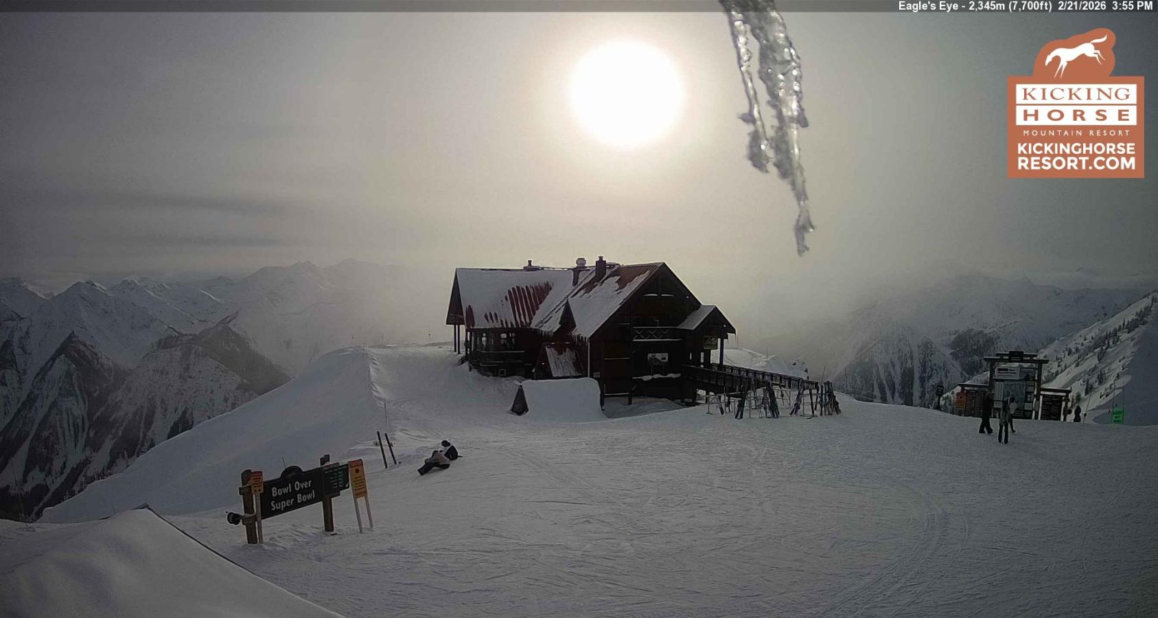 Webcam Kicking Horse: Eagles Eye Restaurant