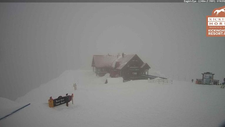 Webcam Kicking Horse: Eagles Eye Restaurant