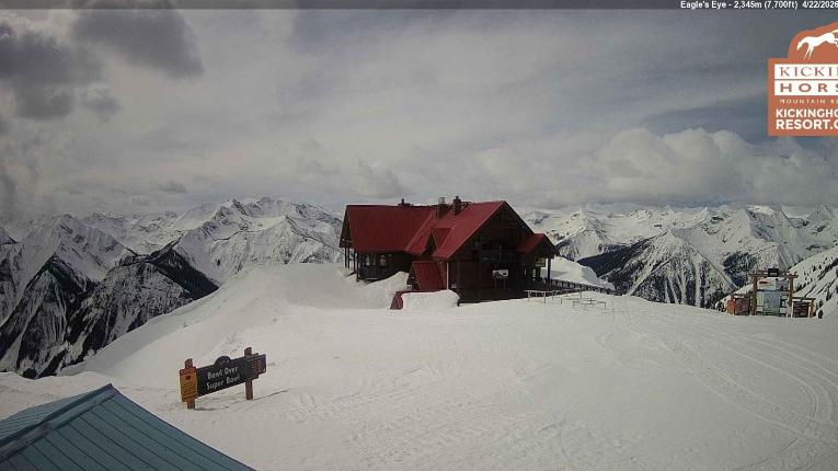 Webcam Kicking Horse: Eagles Eye Restaurant