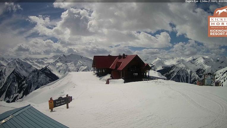Webcam Kicking Horse: Eagles Eye Restaurant
