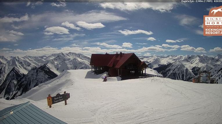 Webcam Kicking Horse: Eagles Eye Restaurant