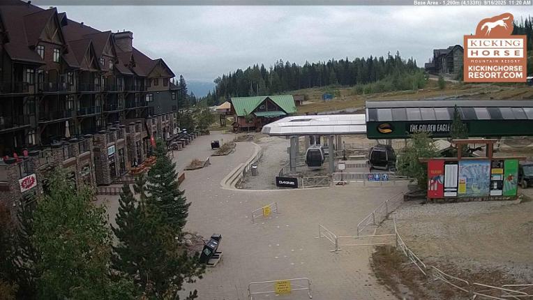 Webcam Kicking Horse: Gondola Base