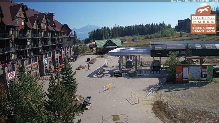 Webcam Kicking Horse: Gondola Base