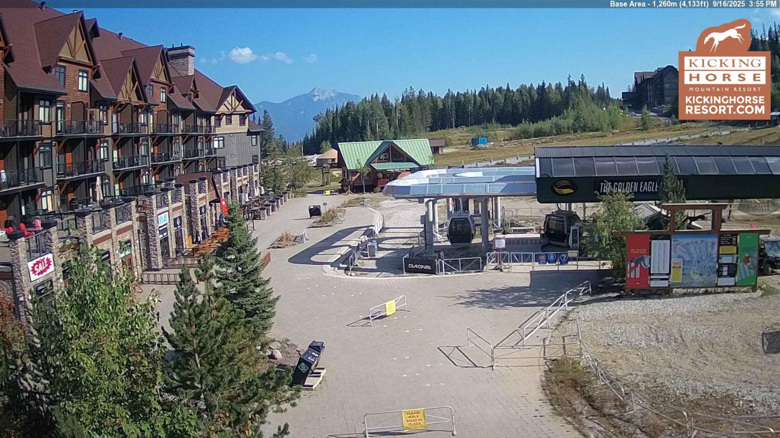 Webcam Kicking Horse: Gondola Base