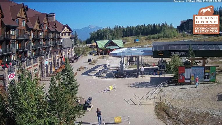 Webcam Kicking Horse: Gondola Base
