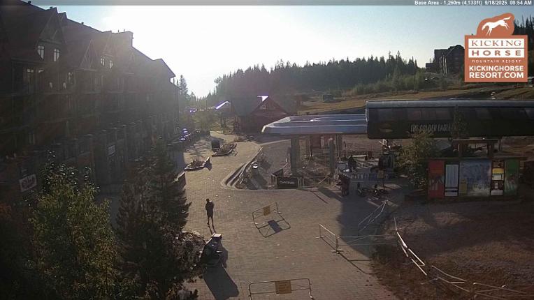 Webcam Kicking Horse: Gondola Base
