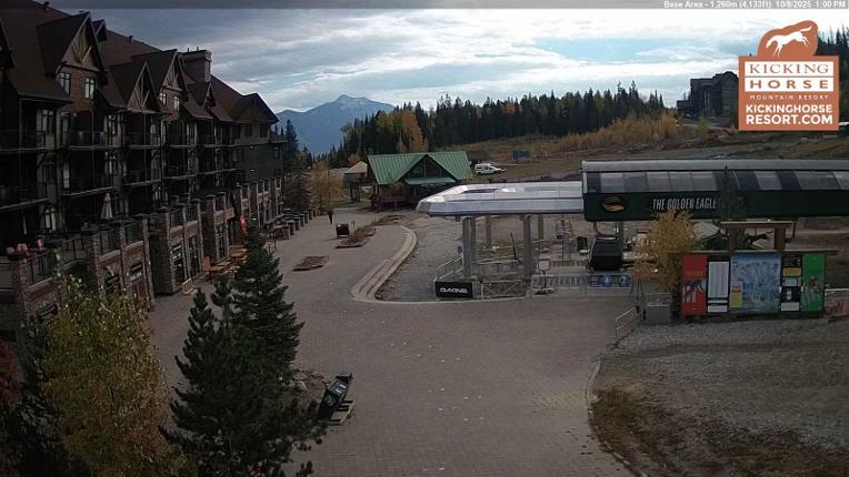 Webcam Kicking Horse: Gondola Base