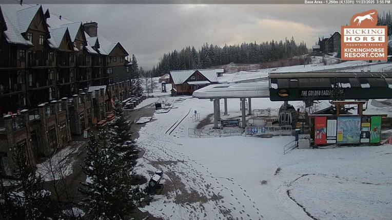 Webcam Kicking Horse: Gondola Base