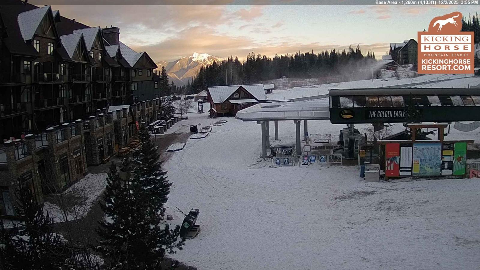 Webcam Kicking Horse: Gondola Base
