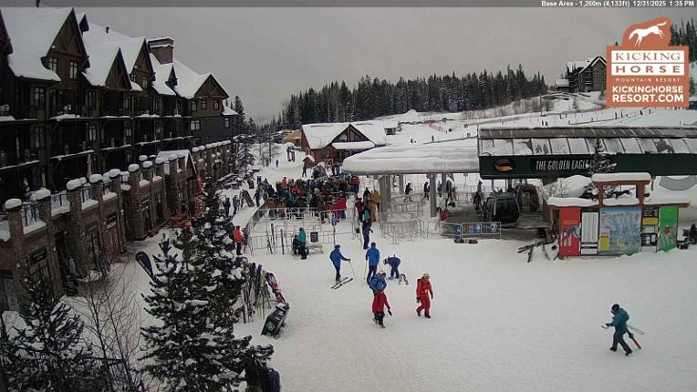 Webcam Kicking Horse: Gondola Base