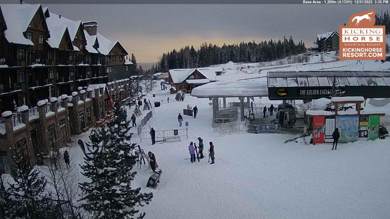 Webcam Kicking Horse: Gondola Base