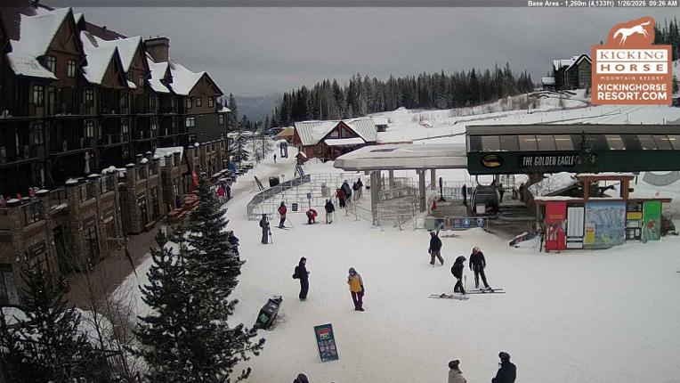 Webcam Kicking Horse: Gondola Base