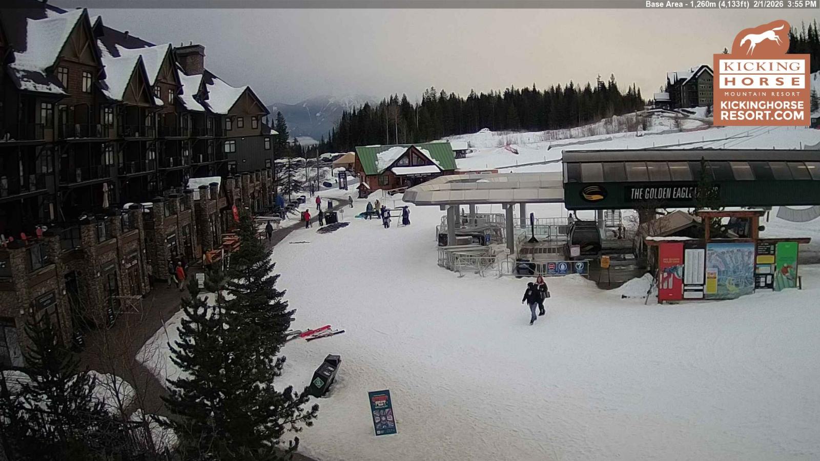 Webcam Kicking Horse: Gondola Base