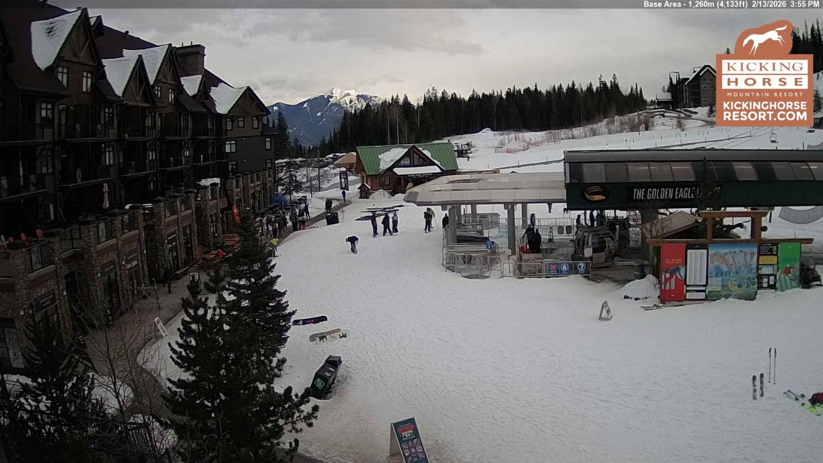 Webcam Kicking Horse: Gondola Base