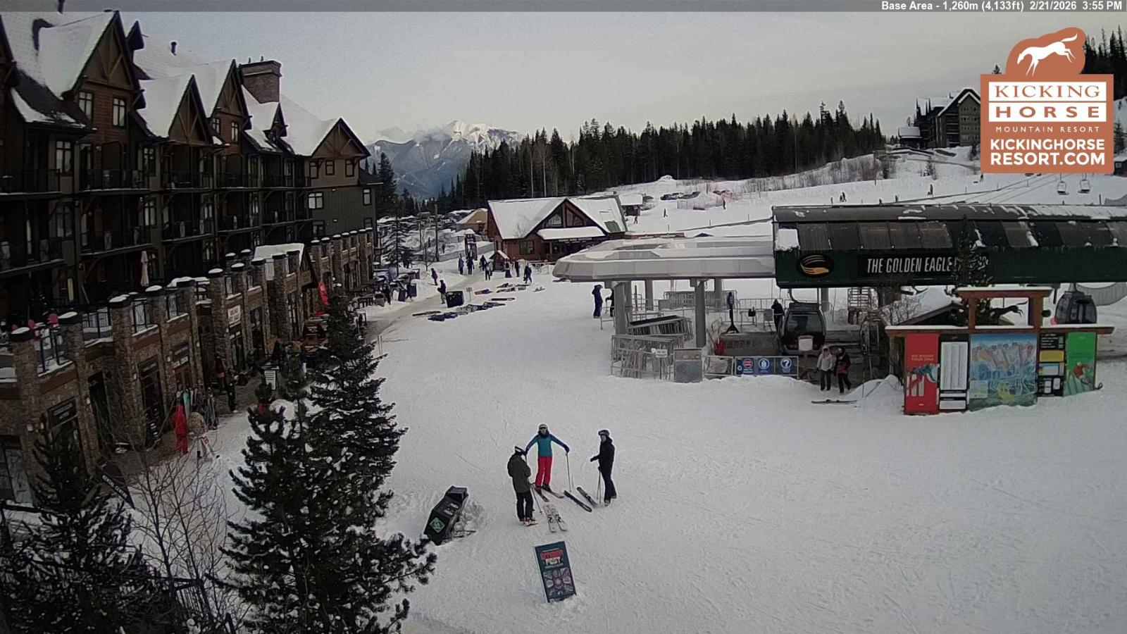 Webcam Kicking Horse: Gondola Base