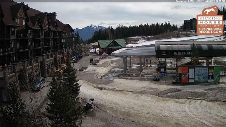 Webcam Kicking Horse: Gondola Base