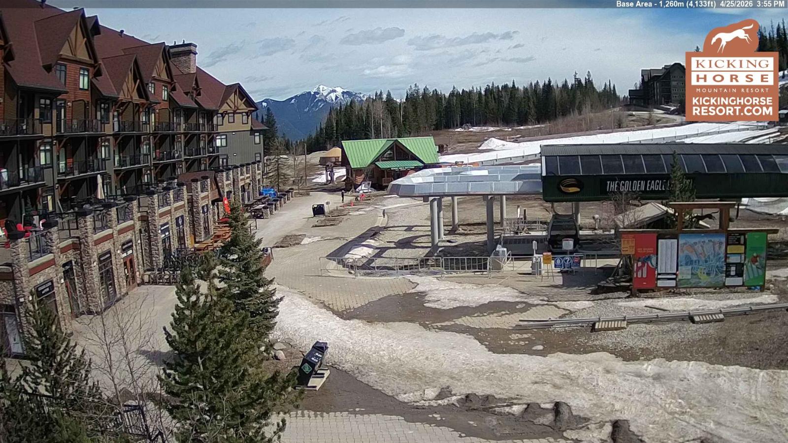 Webcam Kicking Horse: Gondola Base