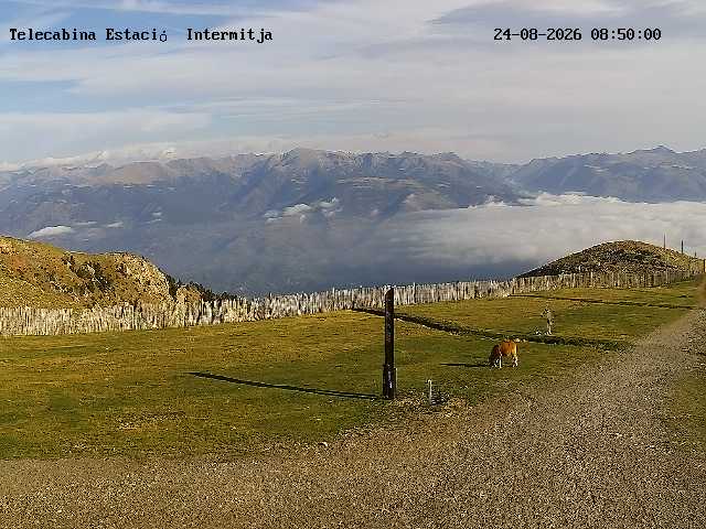 Webcam La Molina: Telecabina superior