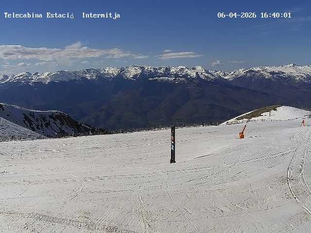 Webcam La Molina: Telecabina superior