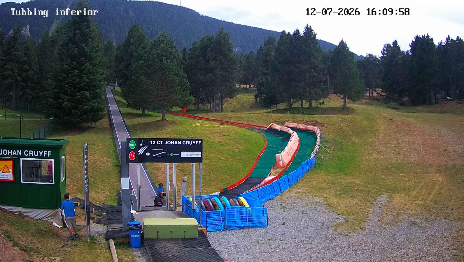 Webcam La Molina: Tubbing i cinta
