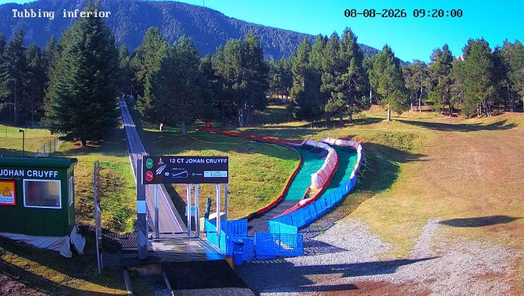 Webcam La Molina: Tubbing i cinta