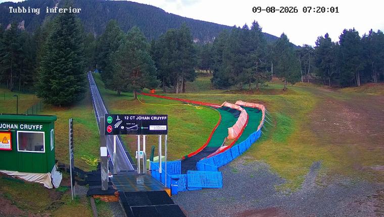 Webcam La Molina: Tubbing i cinta