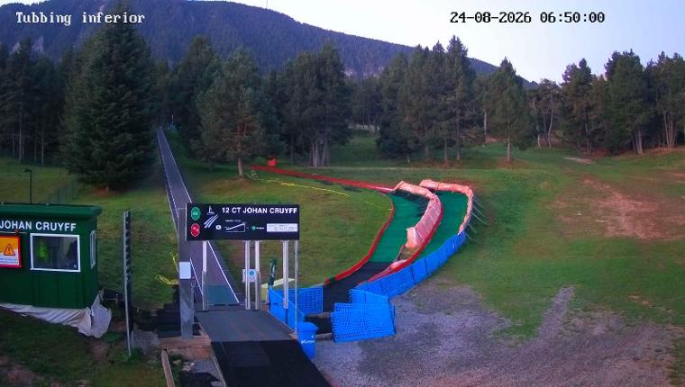 Webcam La Molina: Tubbing i cinta