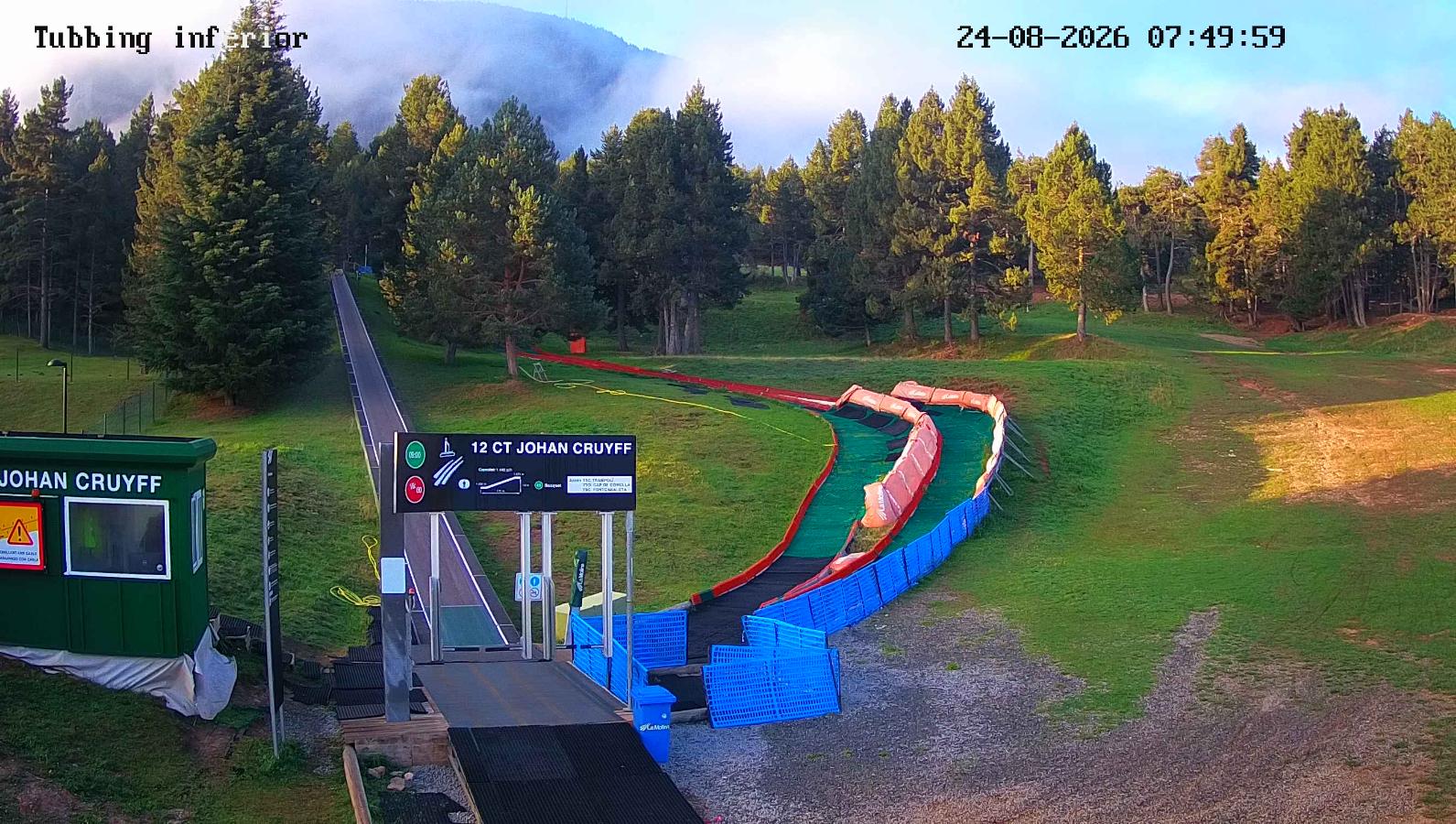 Webcam La Molina: Tubbing i cinta