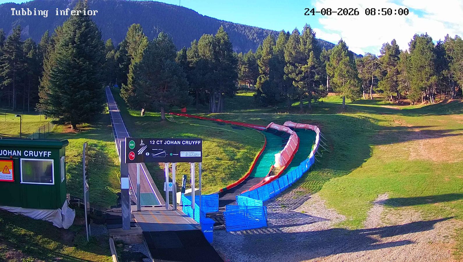 Webcam La Molina: Tubbing i cinta