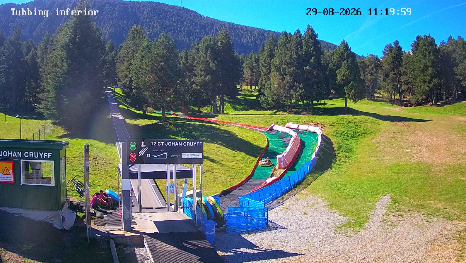 Webcam La Molina: Tubbing i cinta