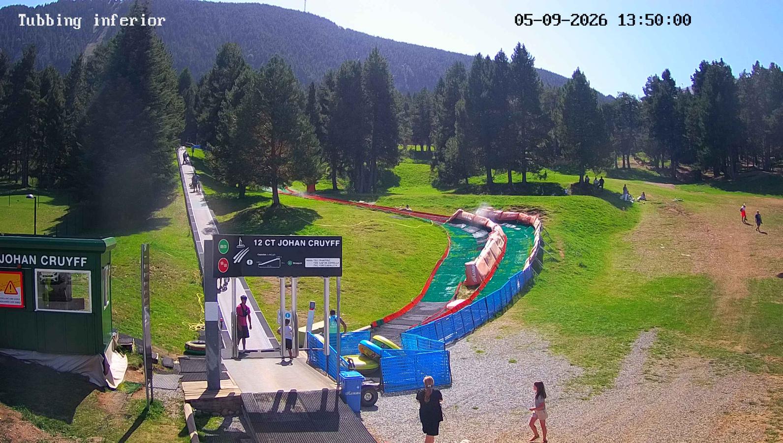 Webcam La Molina: Tubbing i cinta