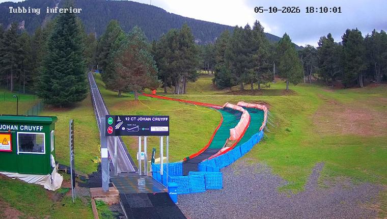 Webcam La Molina: Tubbing i cinta