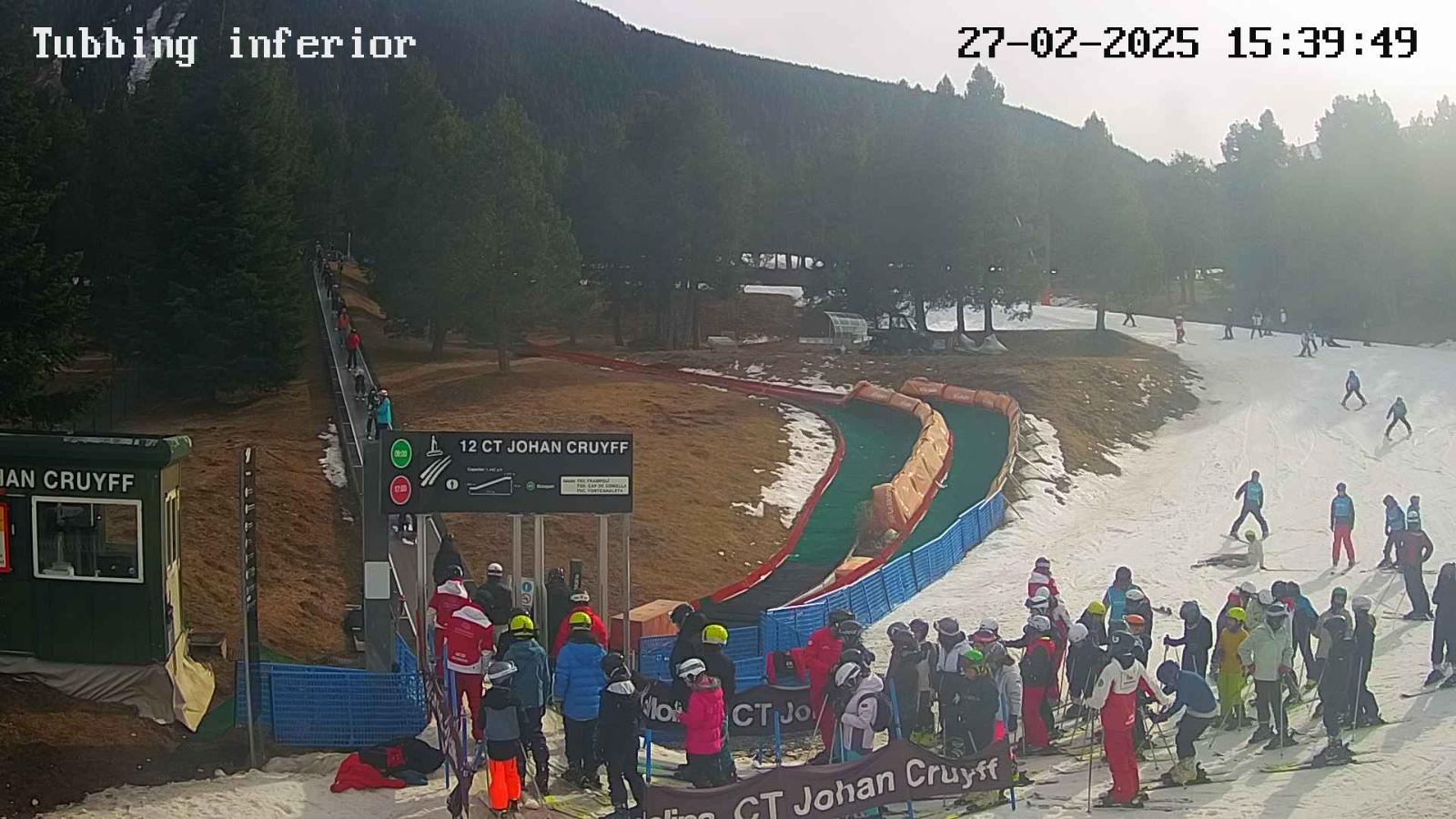 Webcam La Molina: Tubbing i cinta