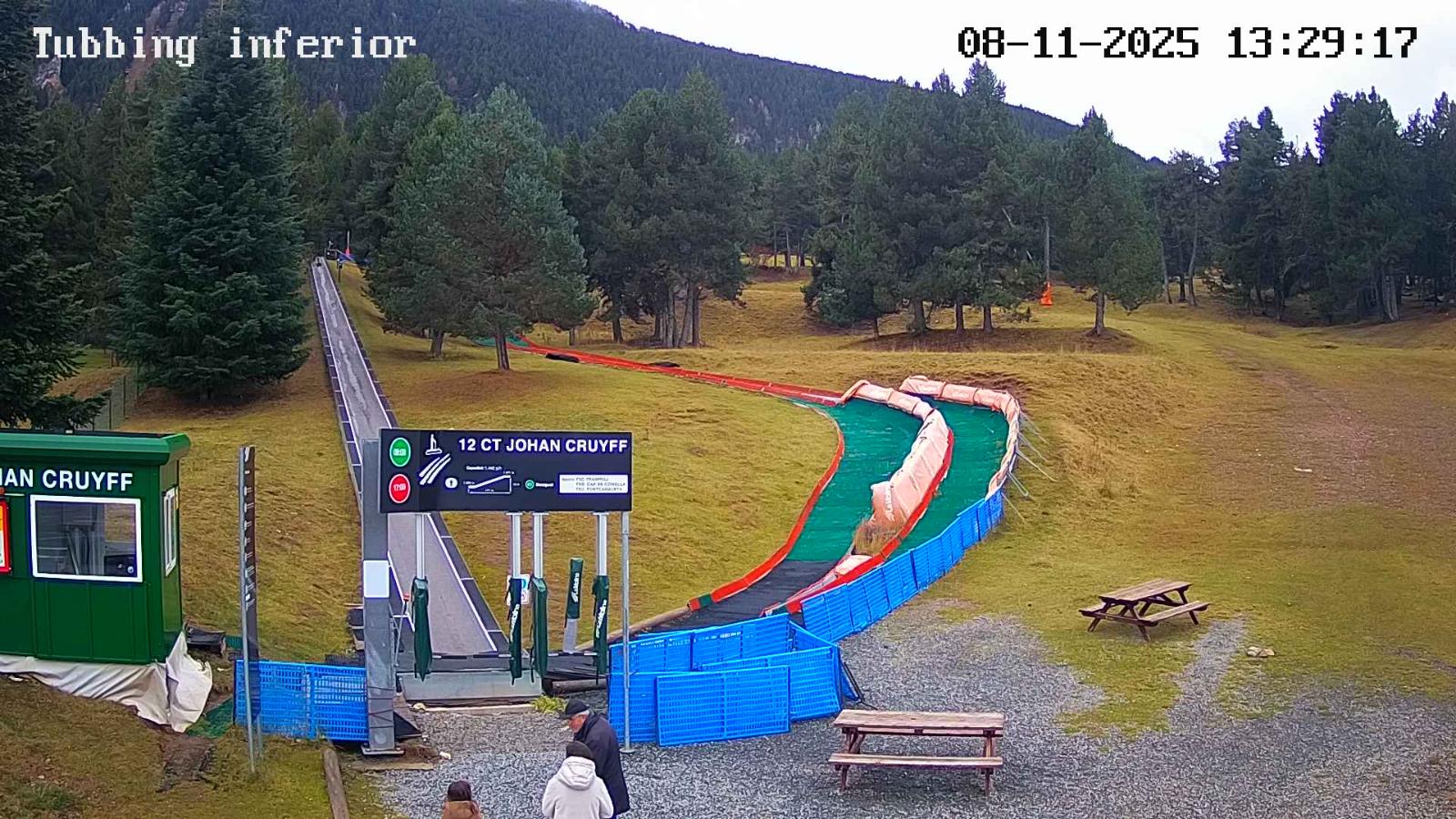 Webcam La Molina: Tubbing i cinta