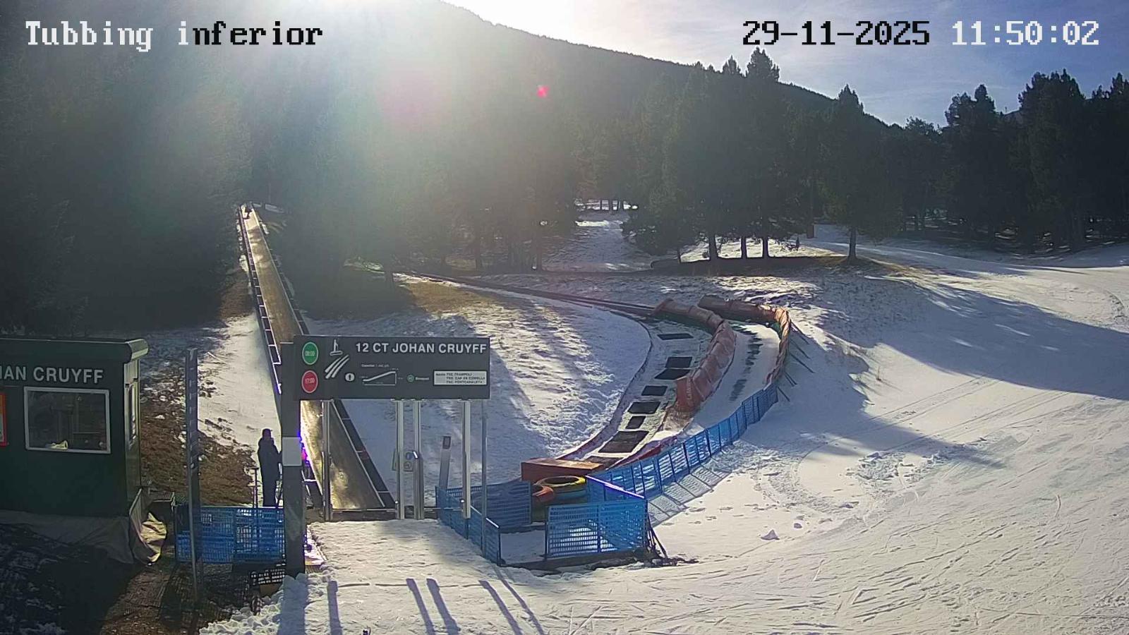 Webcam La Molina: Tubbing i cinta