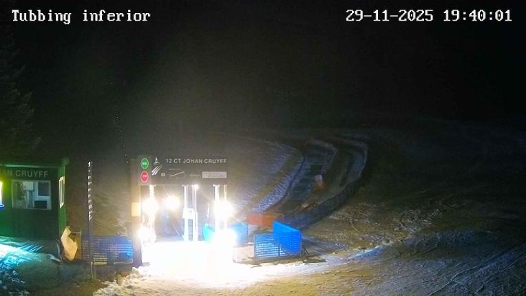 Webcam La Molina: Tubbing i cinta
