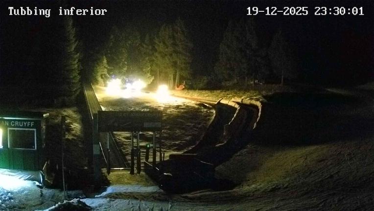 Webcam La Molina: Tubbing i cinta