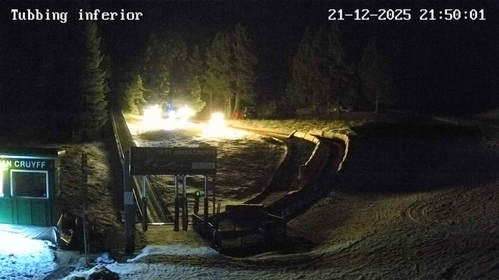 Webcam La Molina: Tubbing i cinta