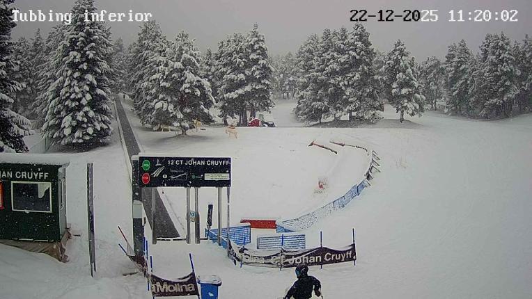 Webcam La Molina: Tubbing i cinta