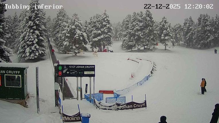 Webcam La Molina: Tubbing i cinta
