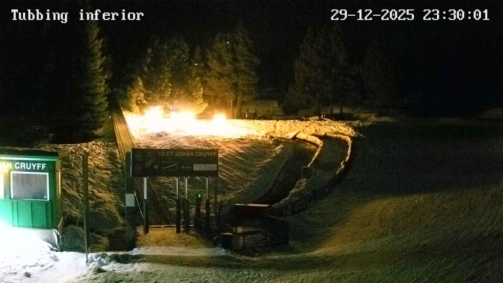 Webcam La Molina: Tubbing i cinta