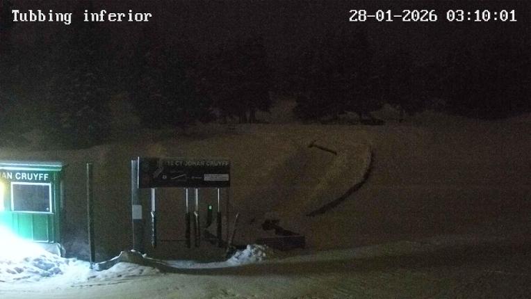 Webcam La Molina: Tubbing i cinta