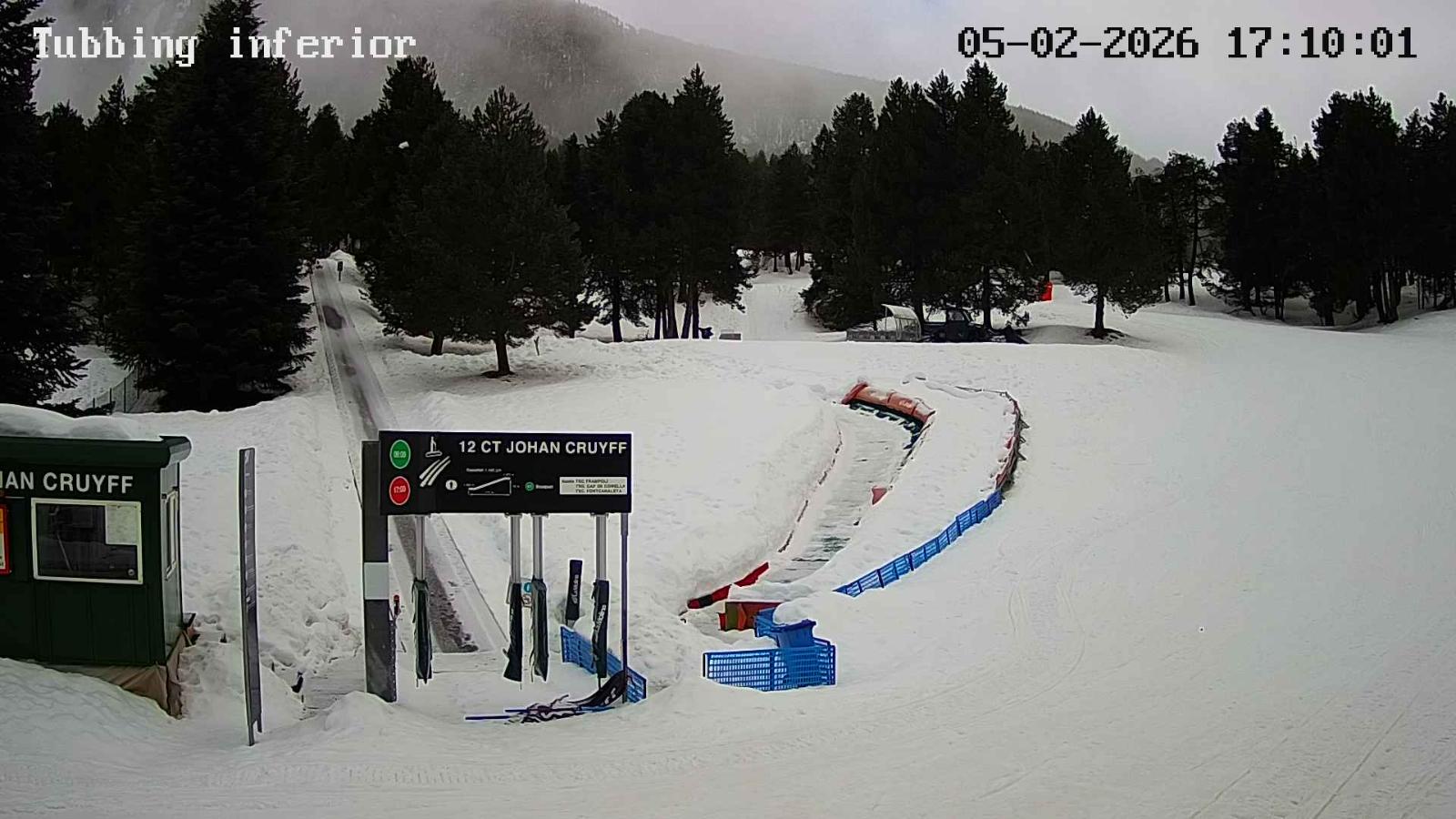 Webcam La Molina: Tubbing i cinta