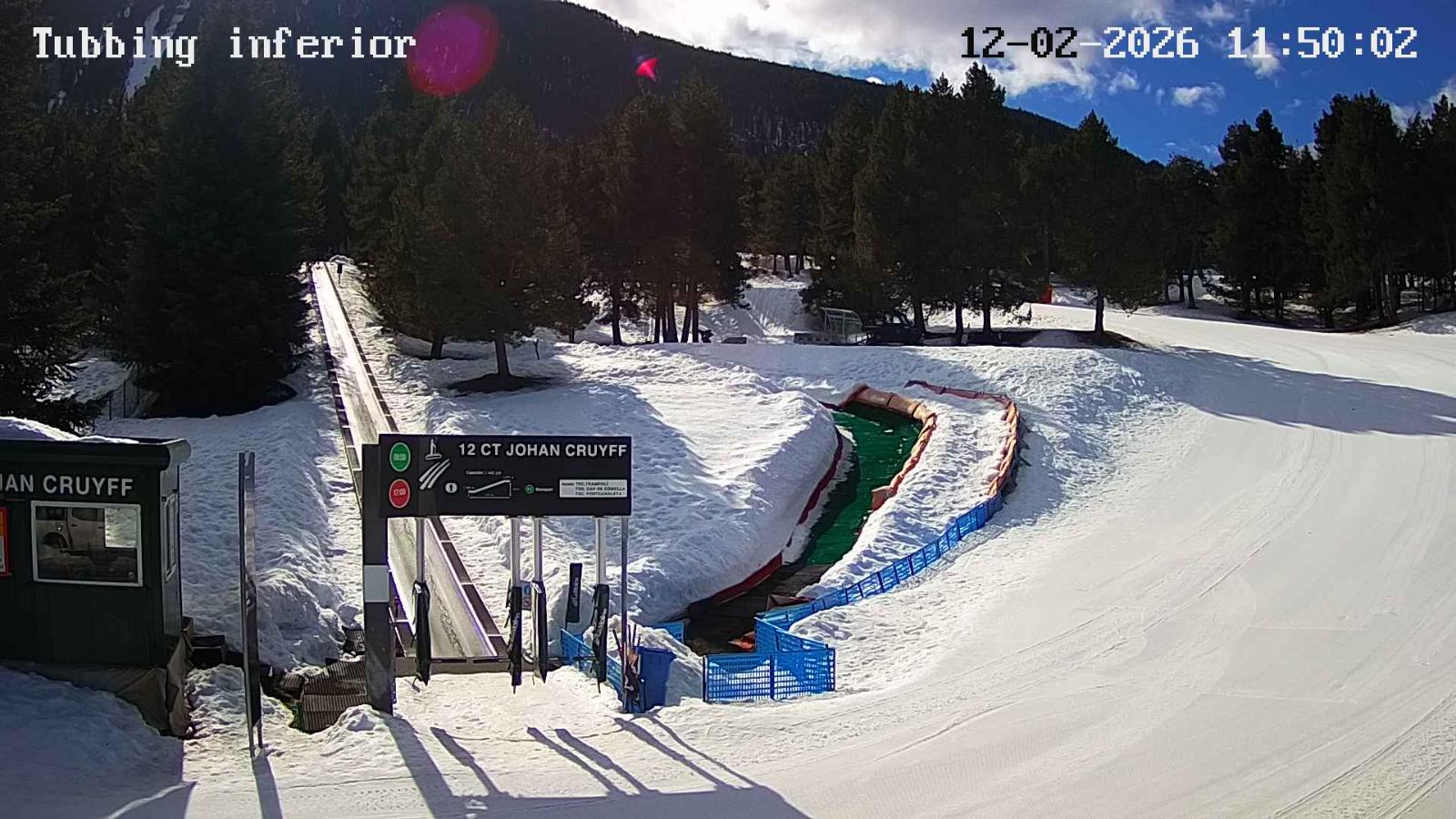 Webcam La Molina: Tubbing i cinta
