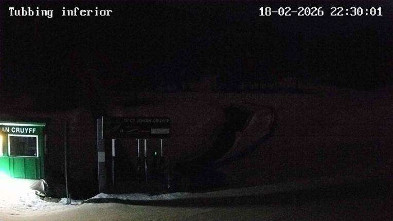 Webcam La Molina: Tubbing i cinta